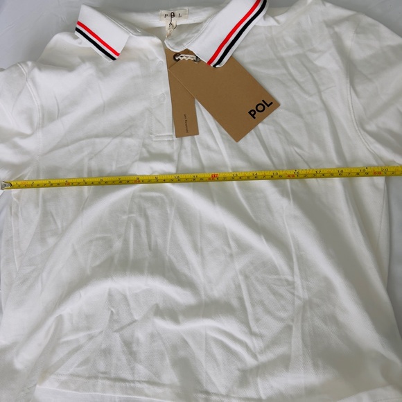 POL Oversized Polo Shirt Classic Sporty Style - Picture 6 of 7